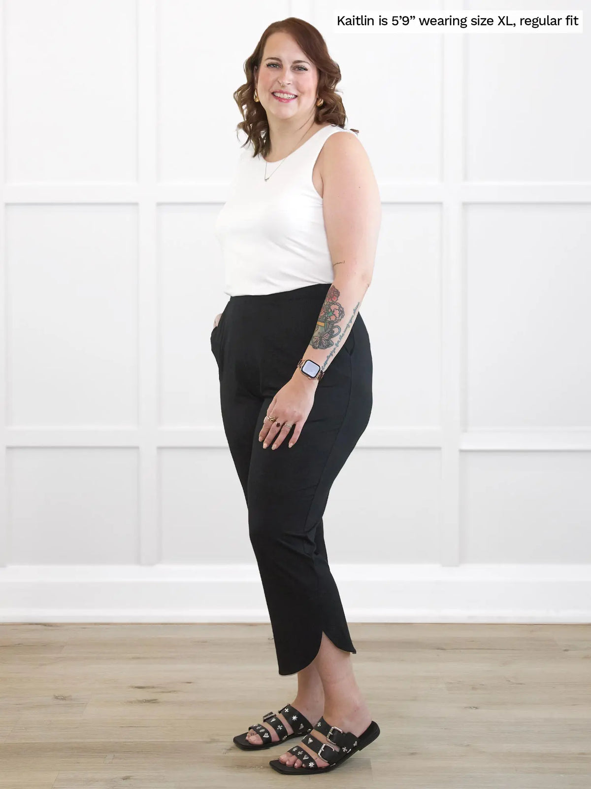 Akira tulip hem capri pant - FINAL SALE | PLUS