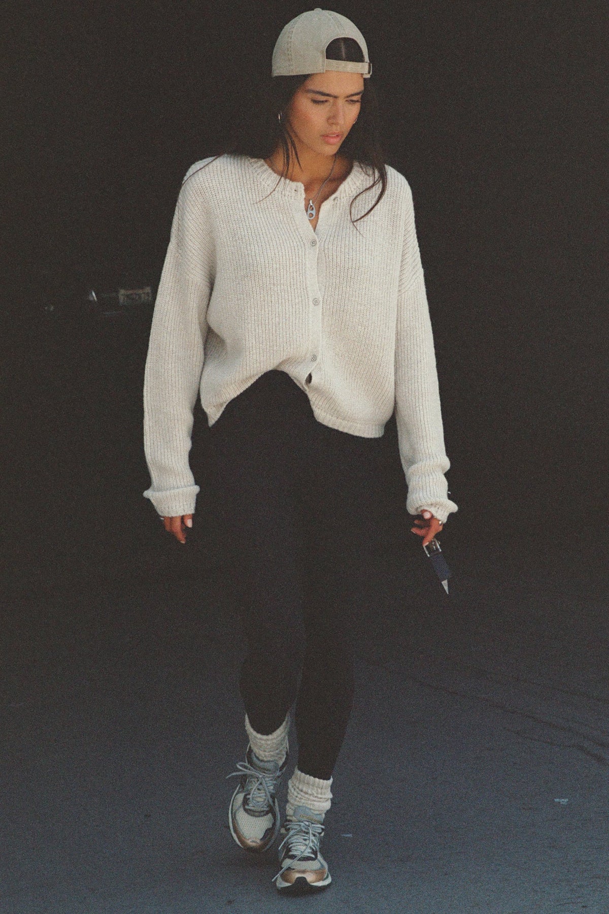 Button Front Knit Cardigan