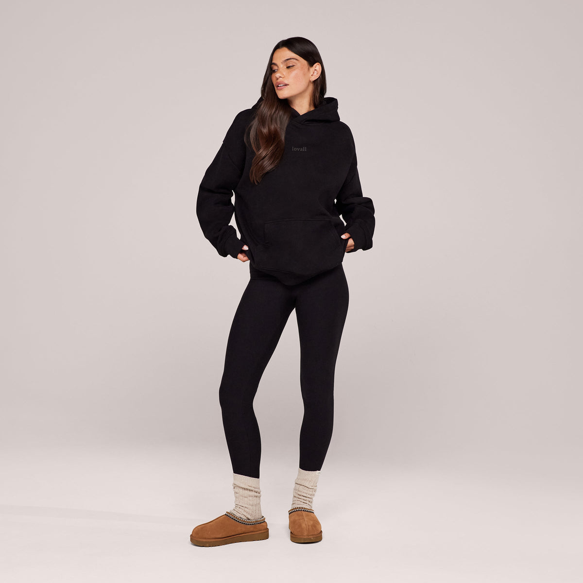 Winter Everyday Fleece-Lined Leggings - Black