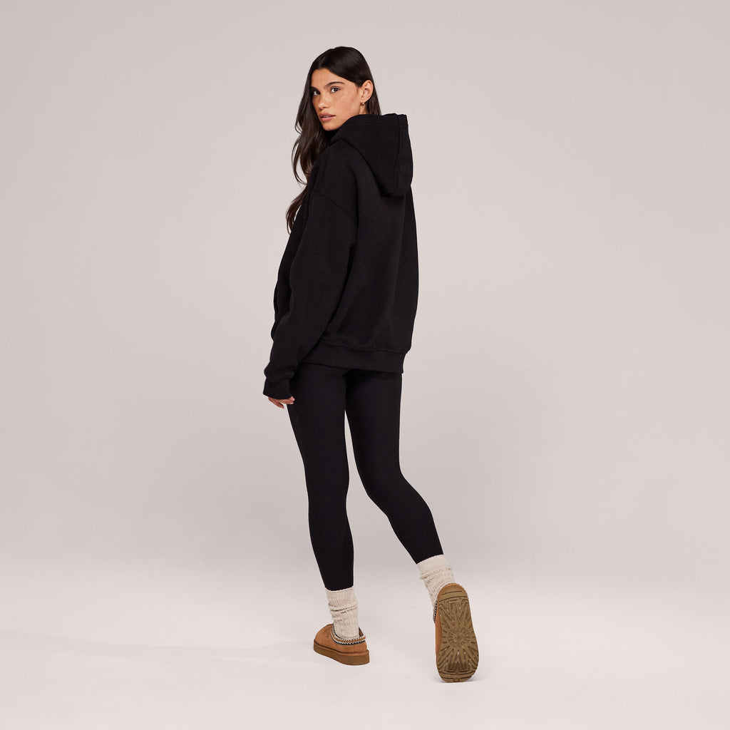 Winter Everyday Fleece-Lined Leggings - Black