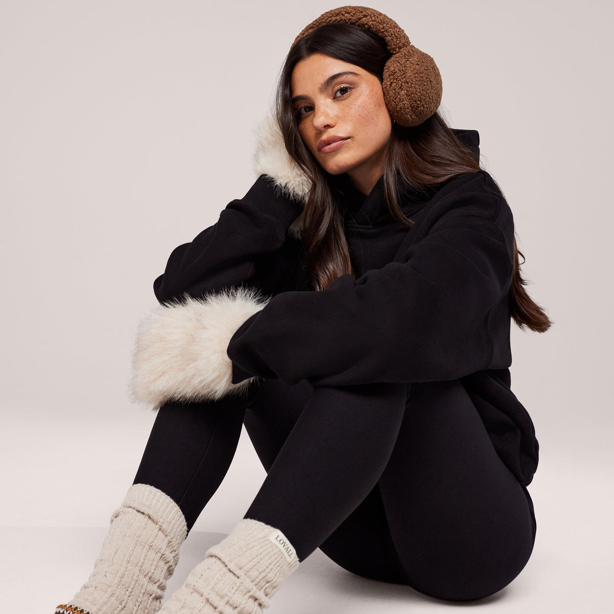 Winter Everyday Fleece-Lined Leggings - Black